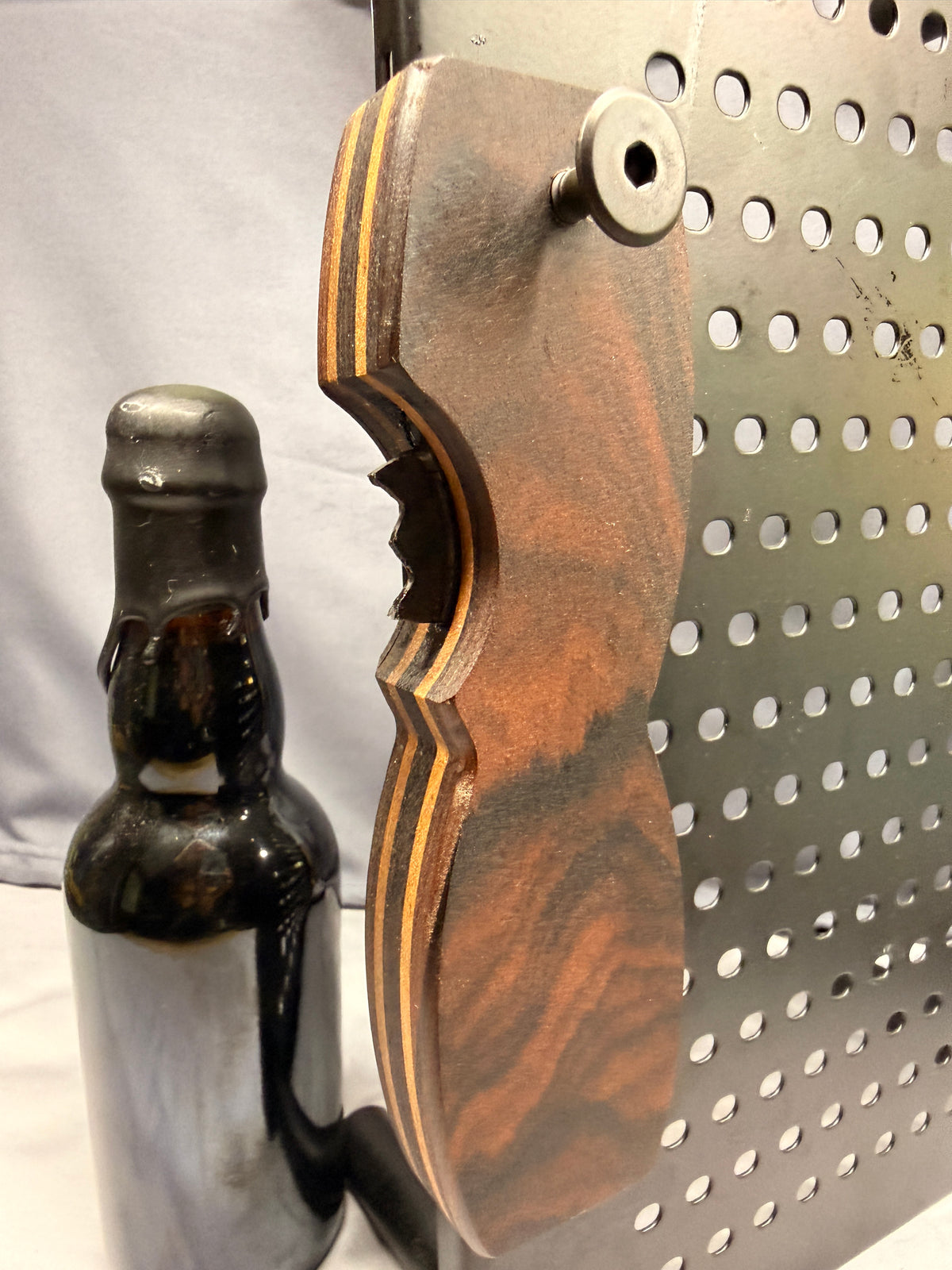 EPIC - Havana - Brazilian Rosewood, Walnut Wenge Woods- Magnetic Bottle Opener with Wax Cutter