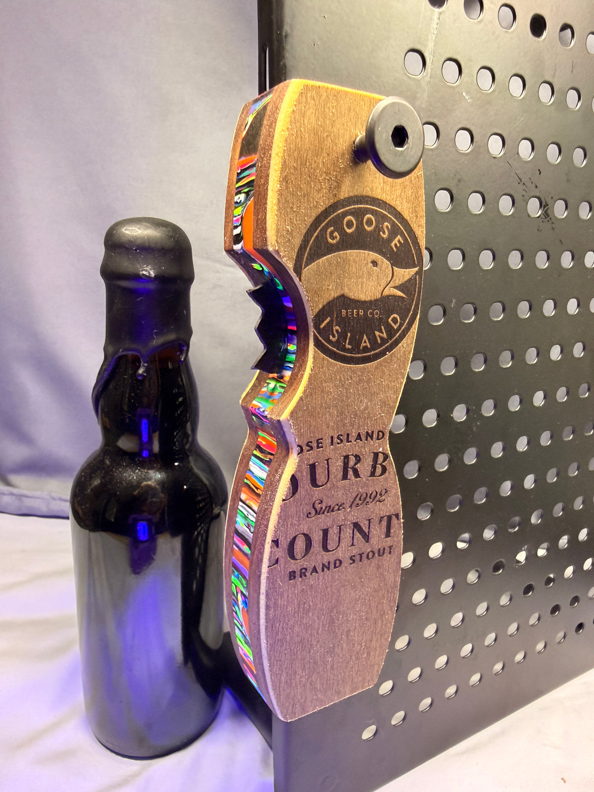 EPIC - Rare Unique Layered - Bourbon County Brand Stout (BCBS) 2015 Rare Box - Magnetic Bottle Opener with Wax Cutter