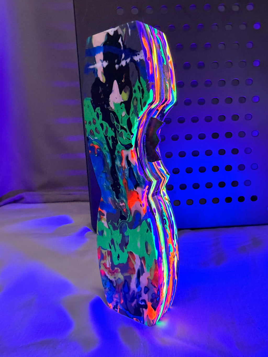 EPIC - Neon Chaos Magnetic Bottle Opener with Wax Cutter - UV Reactive