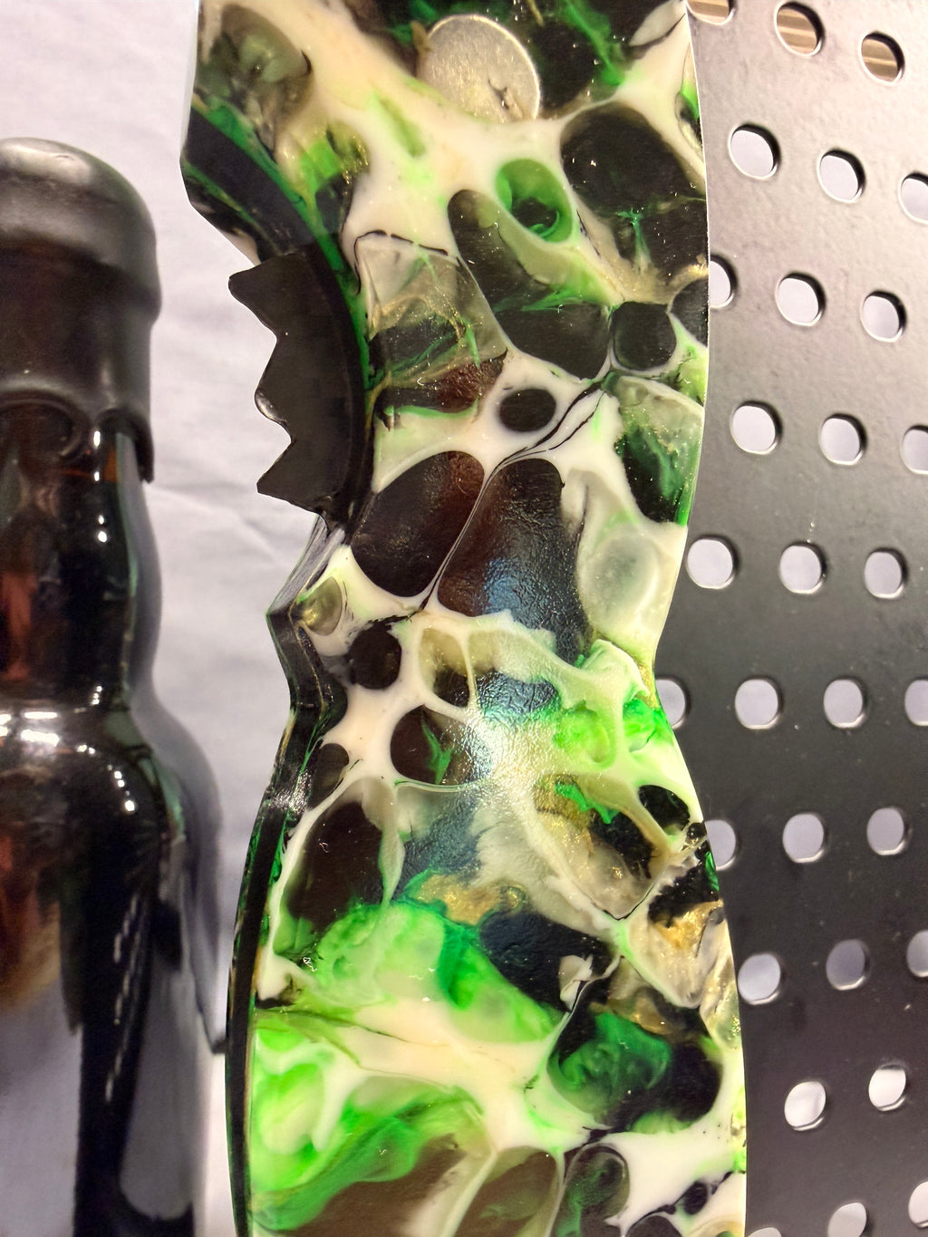 EPIC Emerald Storm UV/Glow Resin - Beer Bottle Opener w/ Wax Cutter