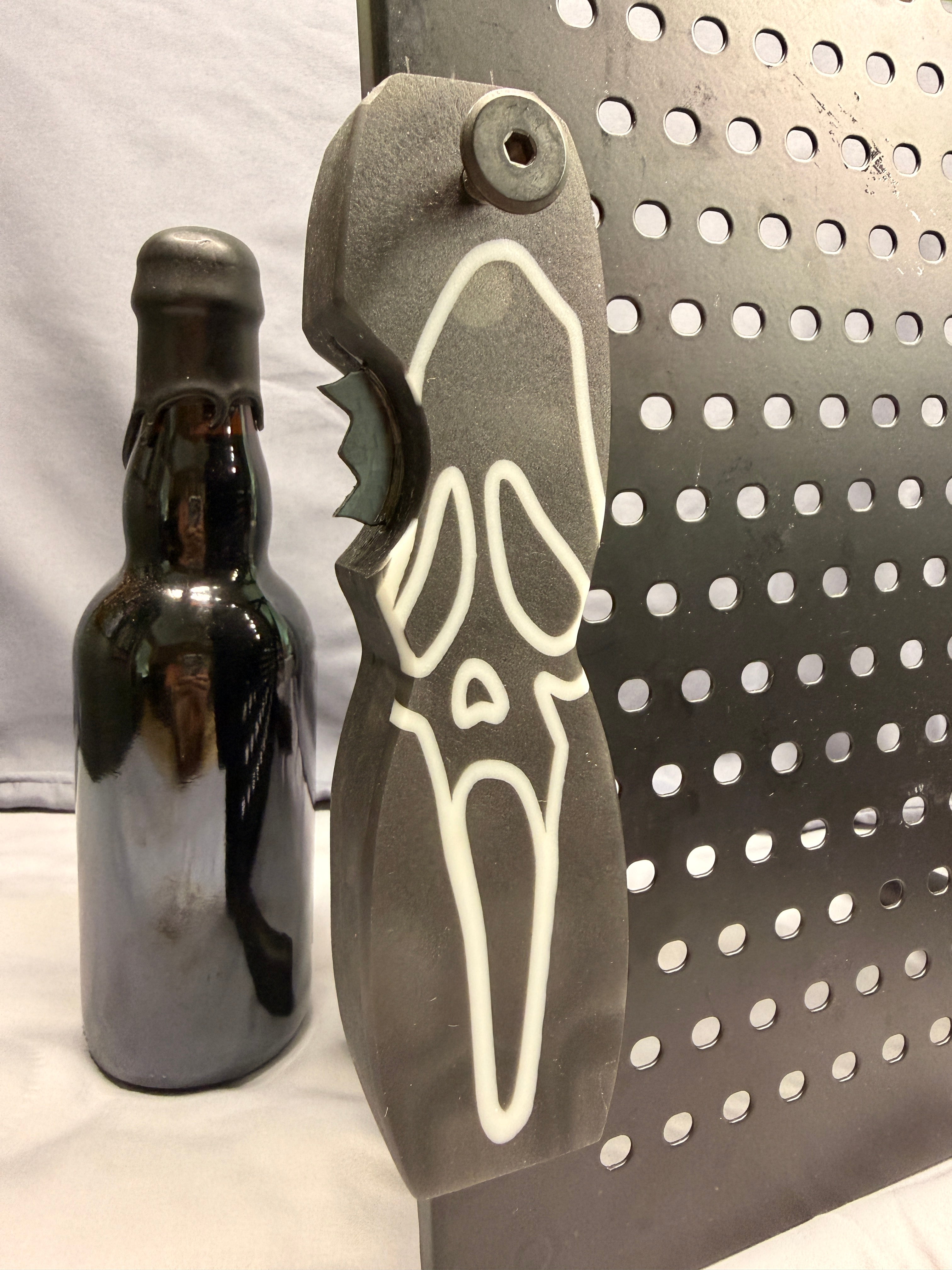 Ghostly Shadows - Scream Tribute - Beer Bottle Opener w/ Wax Cutter