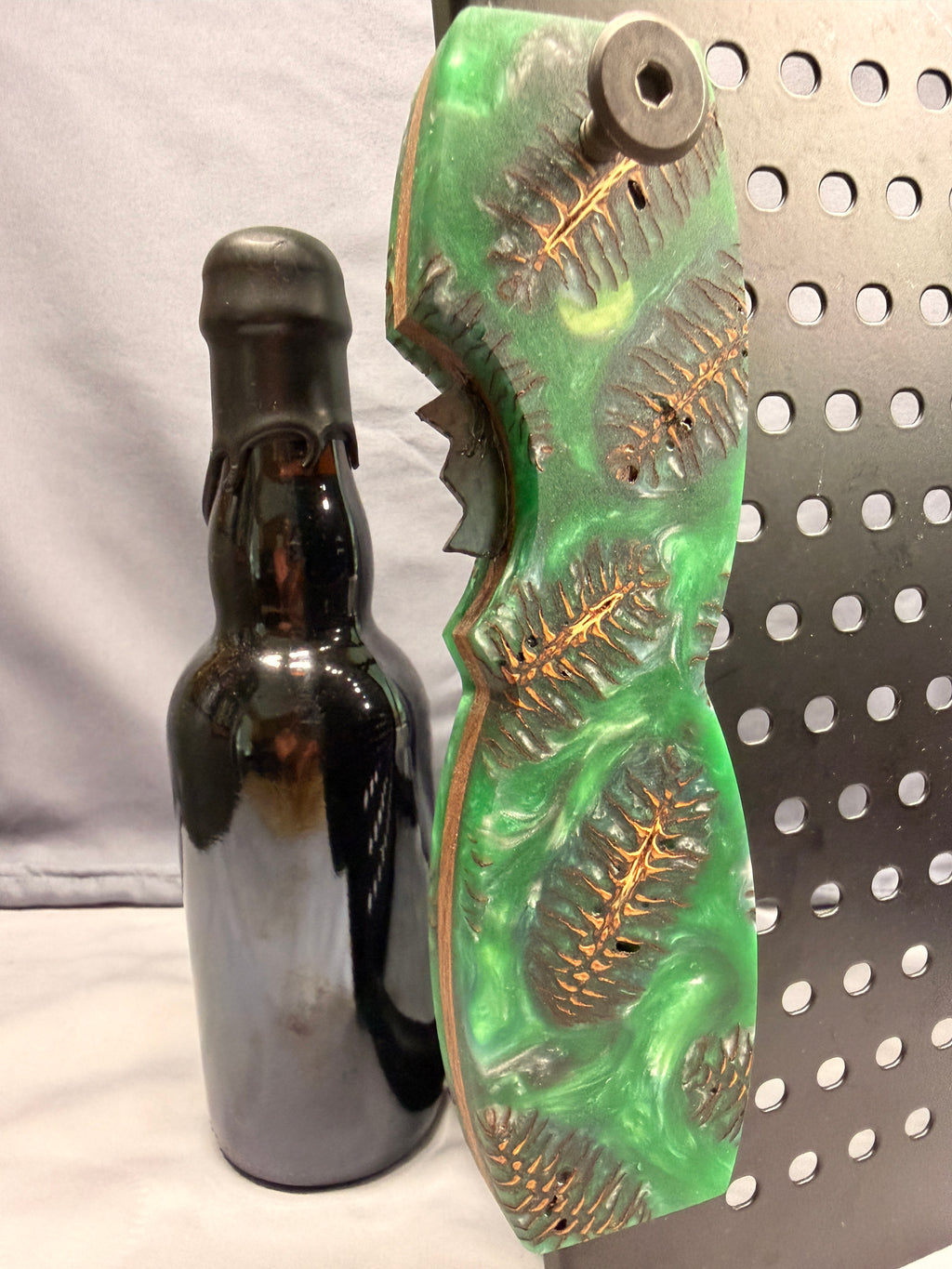 Verdant Forge (Real) Pinecone - Beer Bottle Opener w/ Wax Cutter