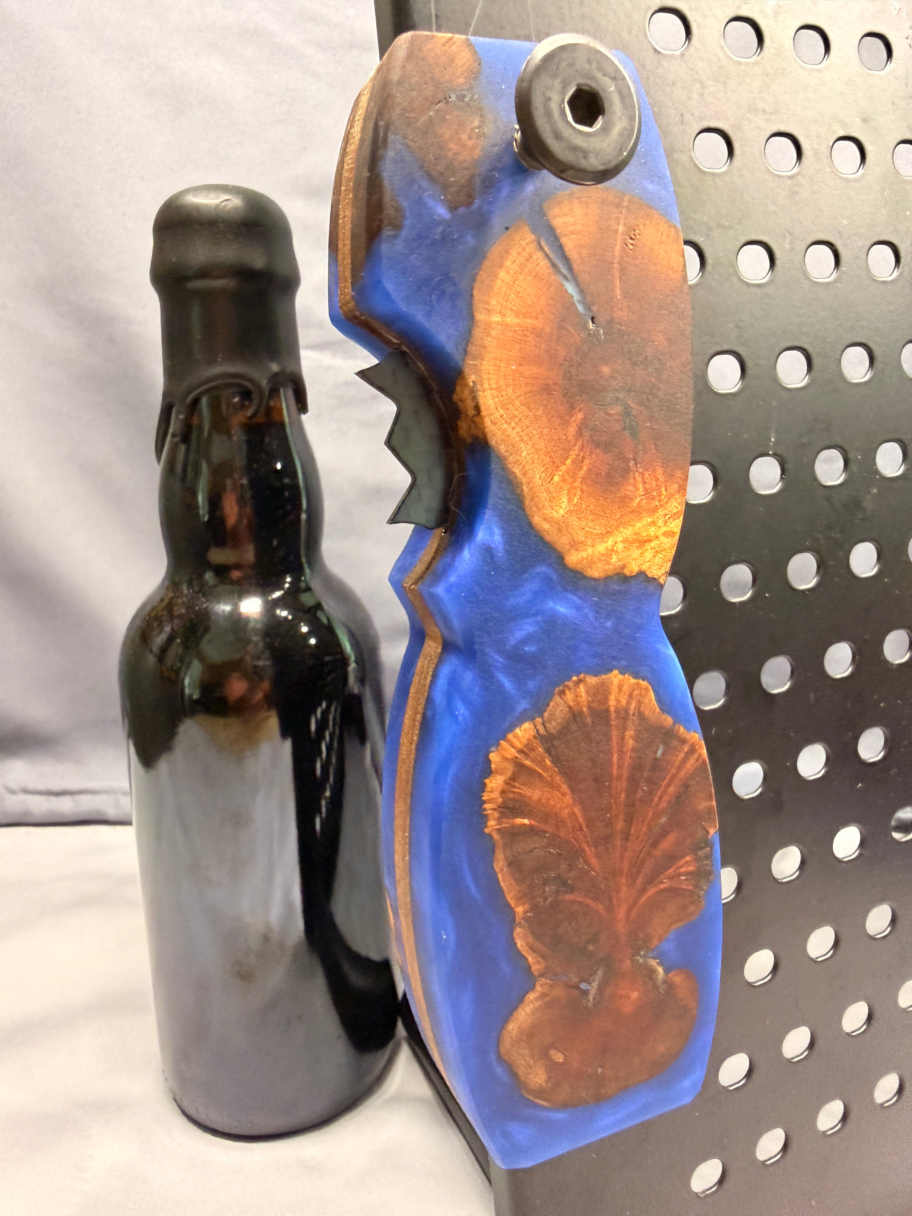 Islands in the Stream Wood & Resin Magnetic Bottle Opener with Wax Cutter