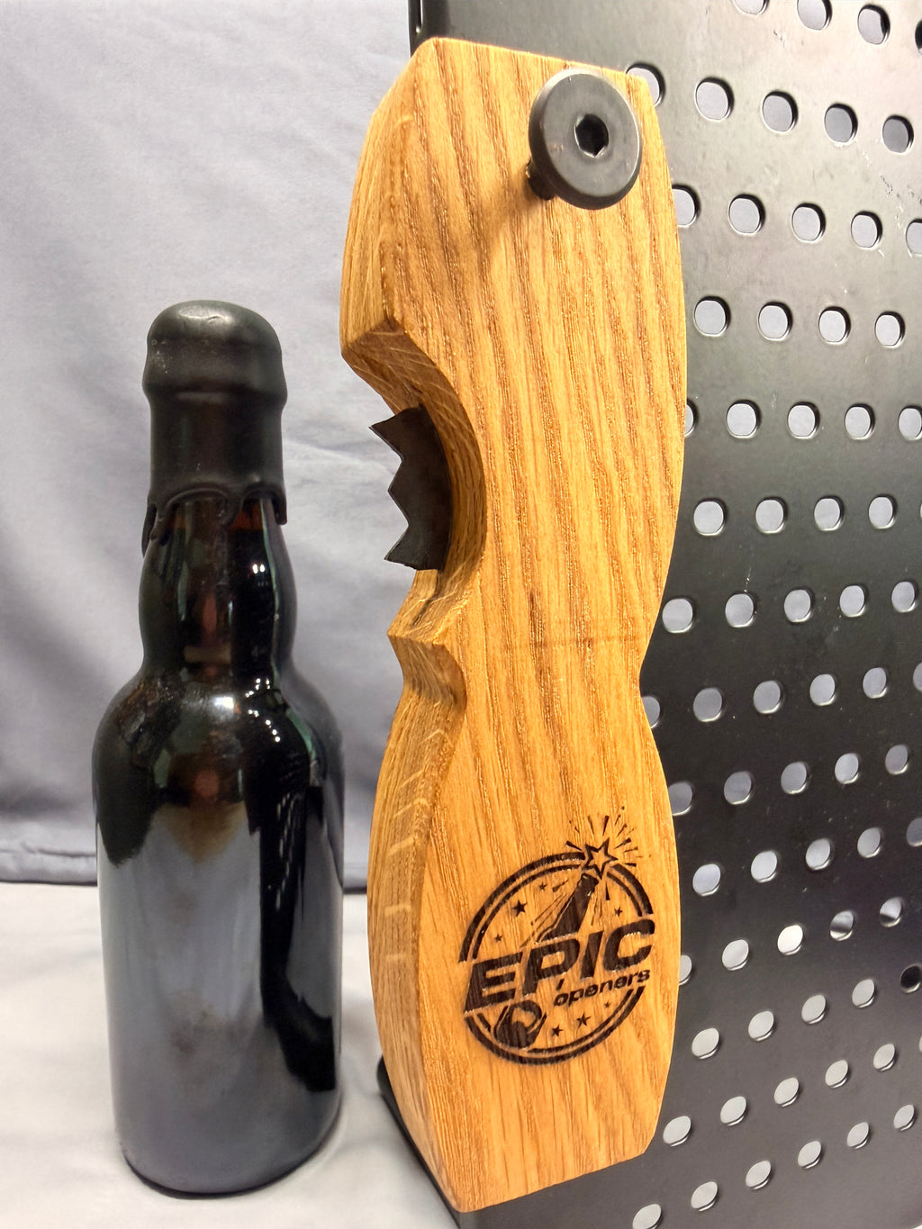Oak Legacy Magnetic Bottle Opener with Wax Cutter – EPIC Edition