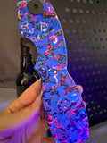 Cosmic Chaos Fusion - Magnetic Bottle Opener with Wax Cutter - UV Reflective