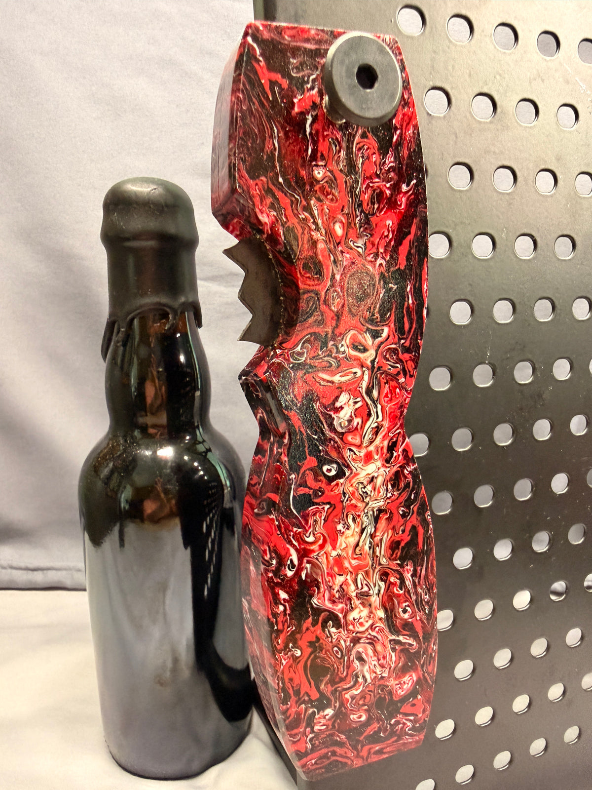Molten Inferno Flow - Magnetic Bottle Opener with Wax Cutter