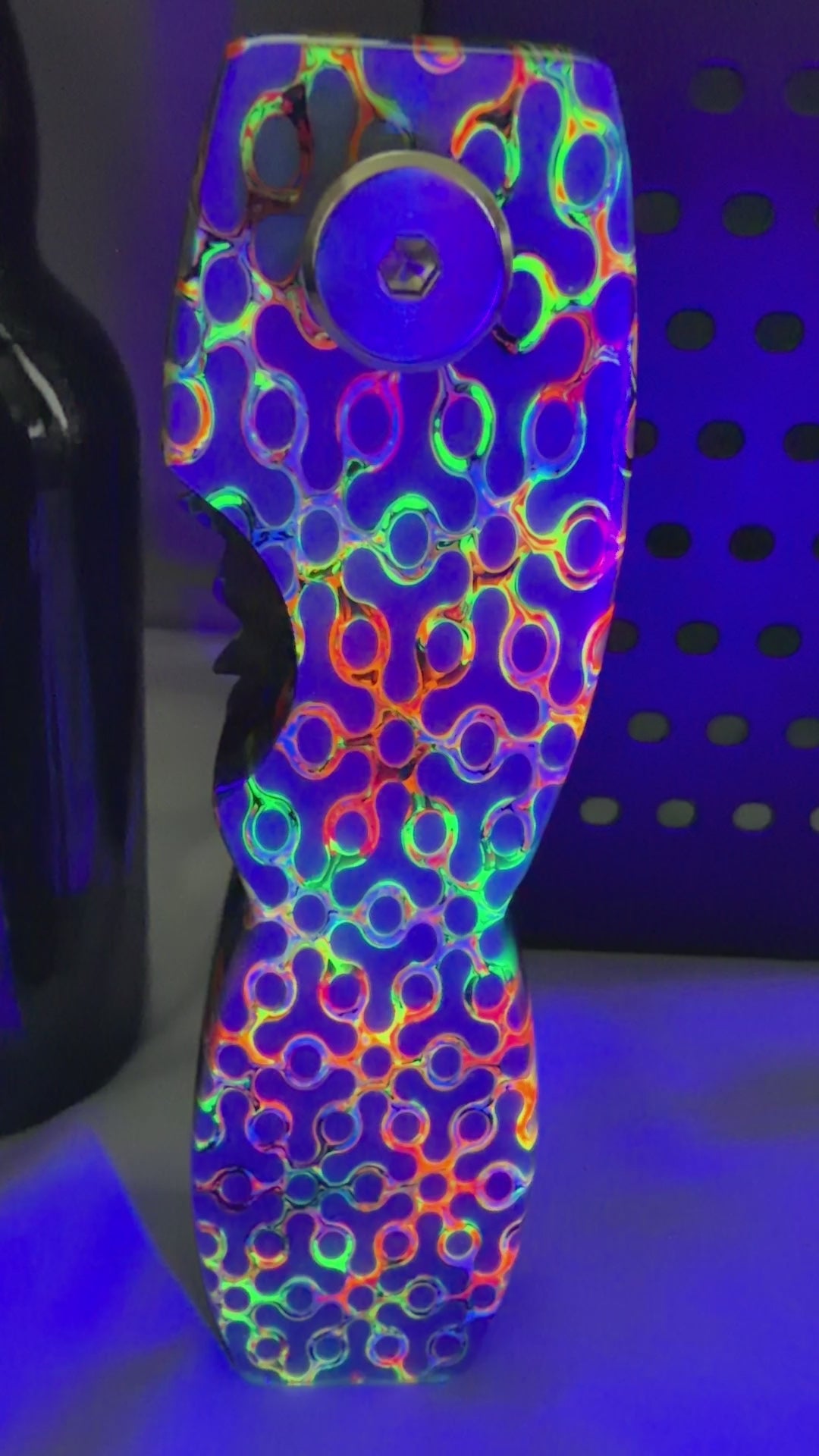 EPIC Electric Link Grid - UV Glow - Magnetic Bottle Opener with Wax Cutter - UV Reactive