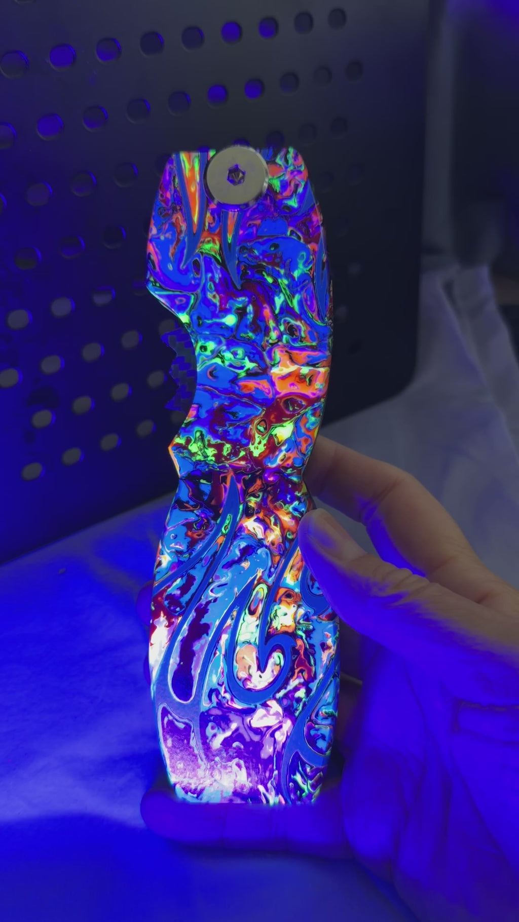 EPIC - Enflamed - Bold Color Changing Flames - UV Reflective Glow - Magnetic Bottle Opener with Wax Cutter