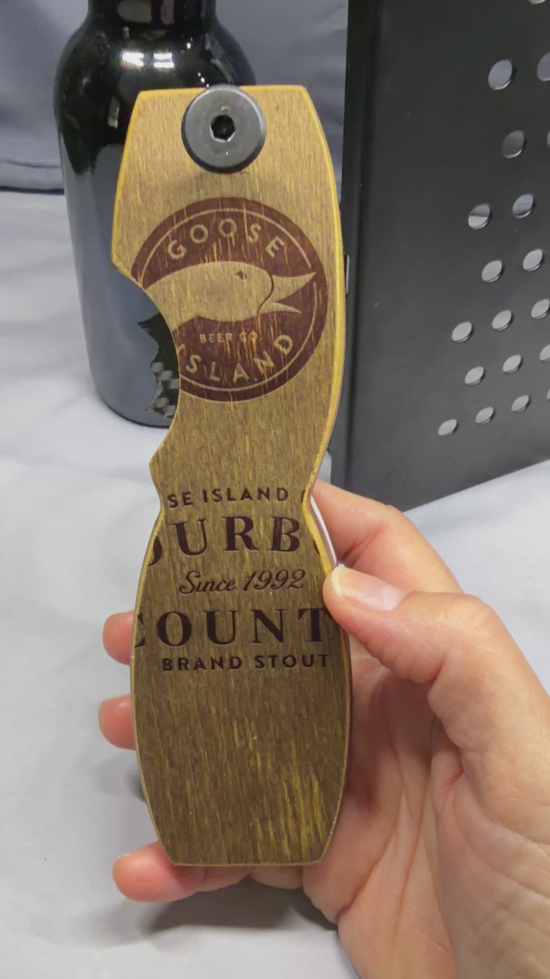 Red White Blue - Bourbon County Brand Stout (BCBS) Rare 2015 Box - Magnetic Bottle Opener with Wax Cutter