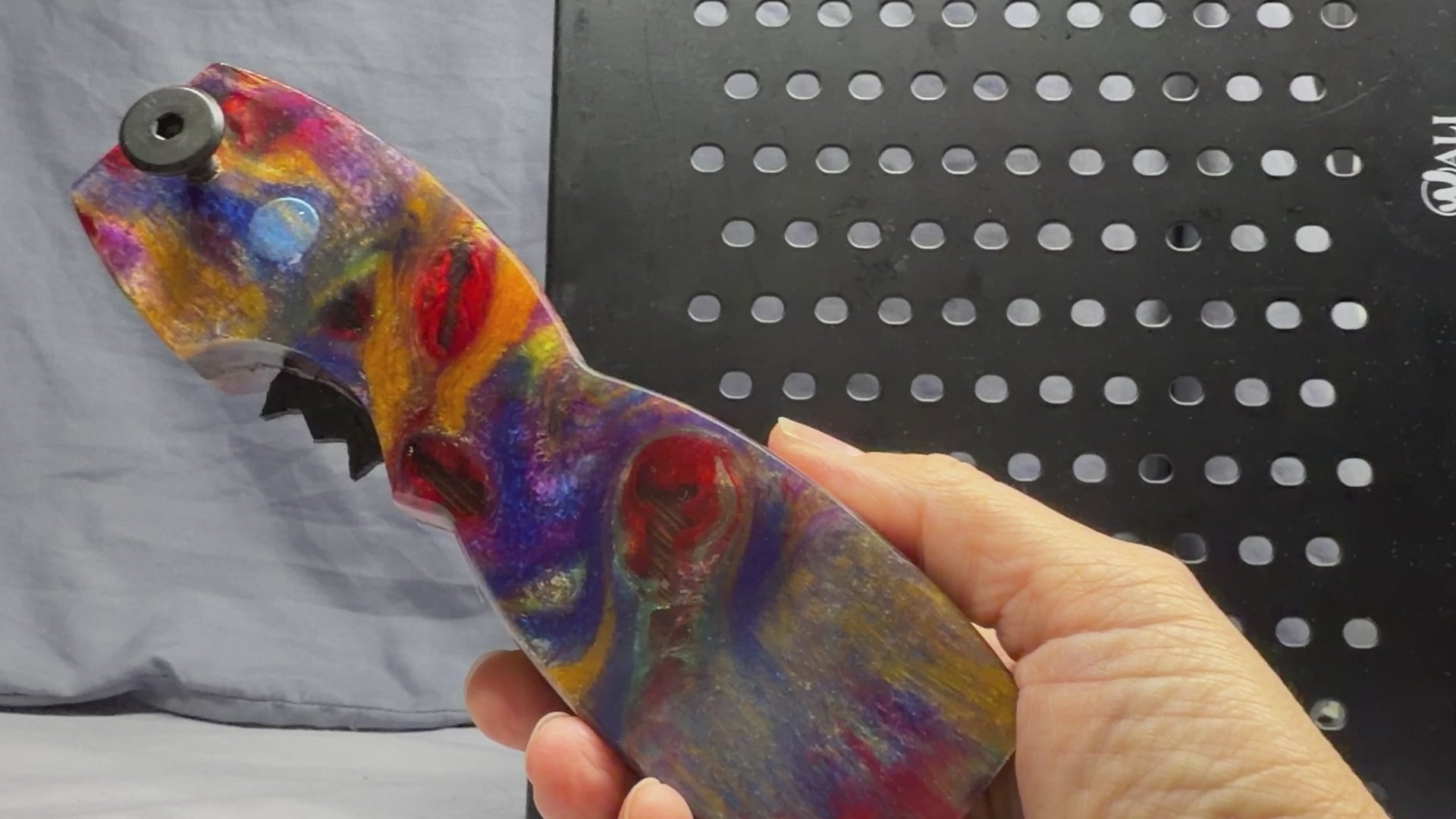 Galaxy of Rainbow Colors - Beer Bottle Opener w/ Wax Cutter
