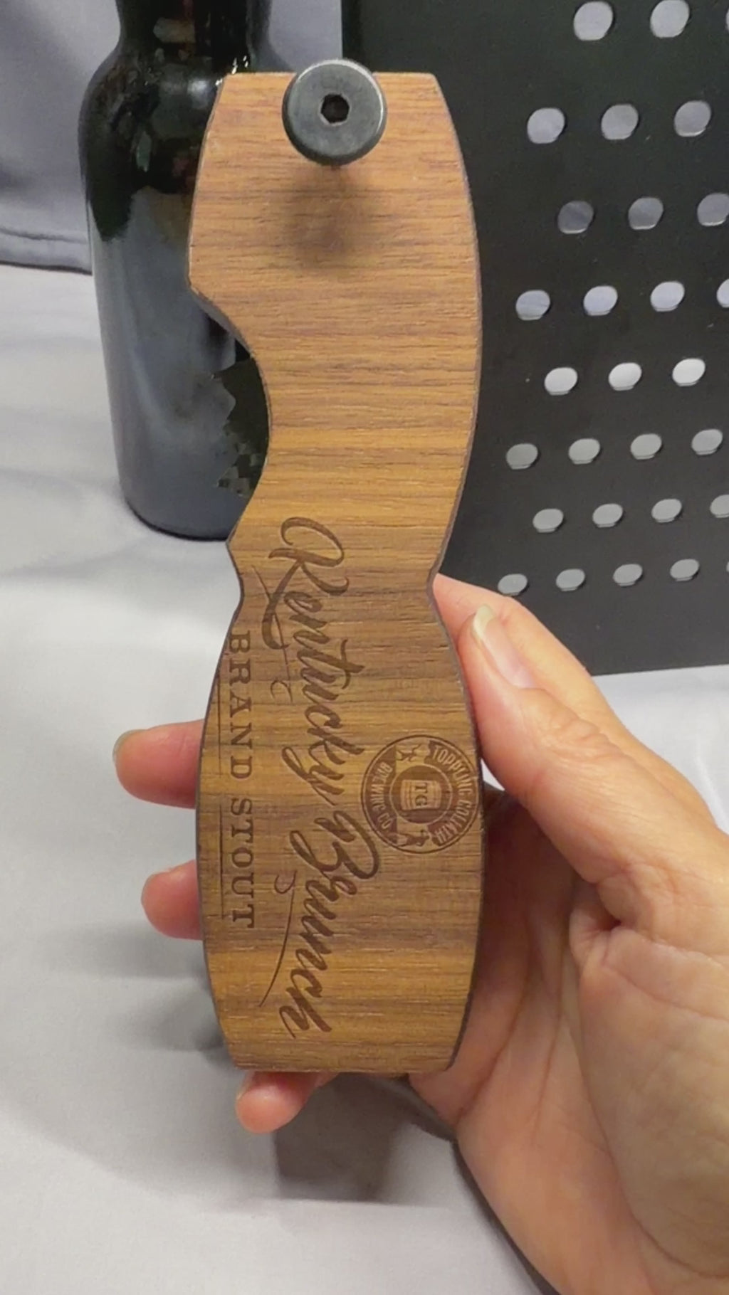Toppling Goliath Edition - Kentucky Brunch Brand Stout (KBBS) Magnetic Bottle Opener with Wax Cutter