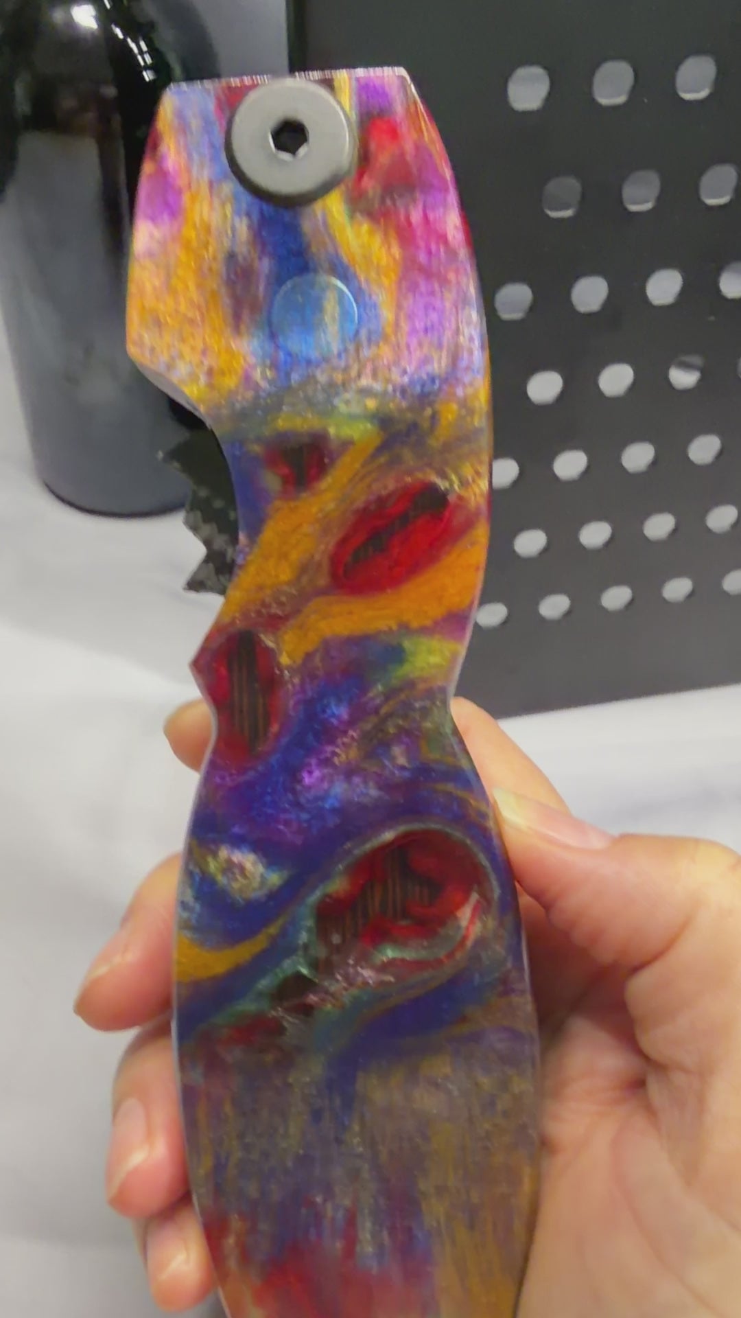 Galaxy of Rainbow Colors - Beer Bottle Opener w/ Wax Cutter