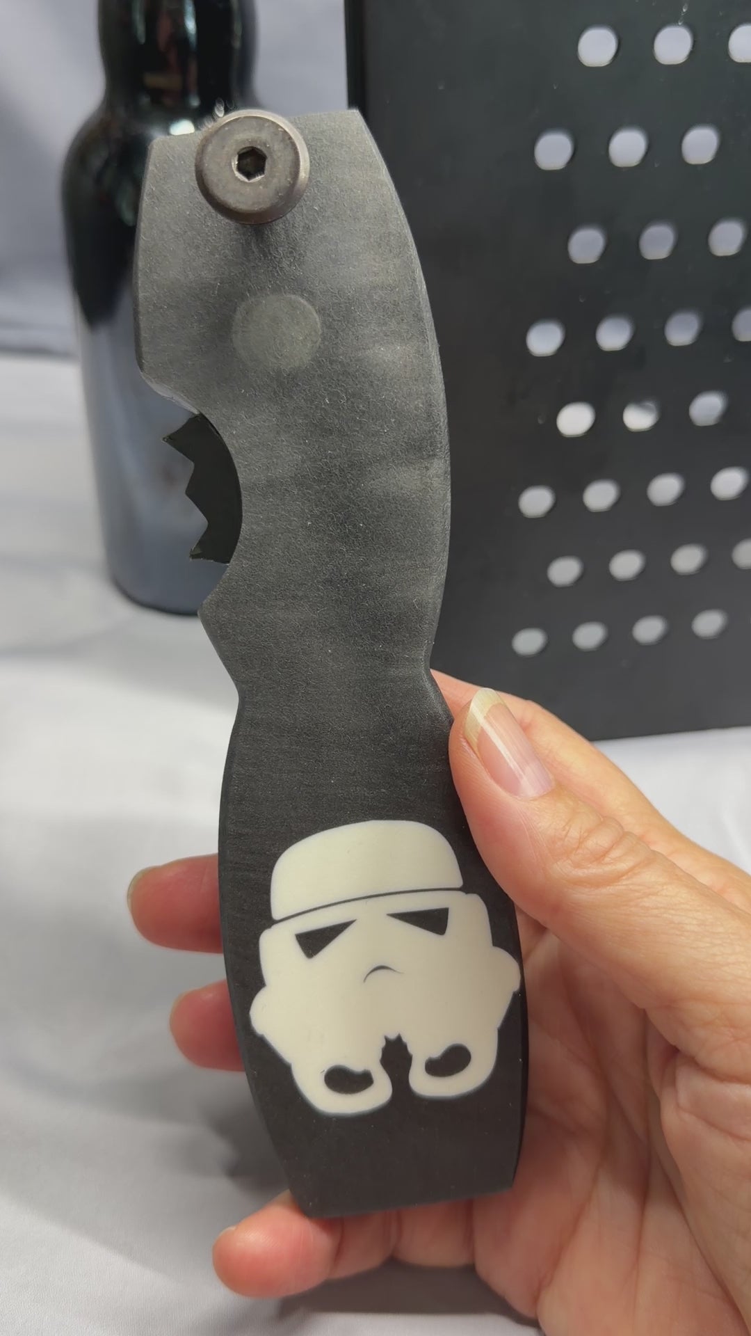 BeerTrooper May the Force be with you Tribute - Beer Bottle Opener w/ Wax Cutter