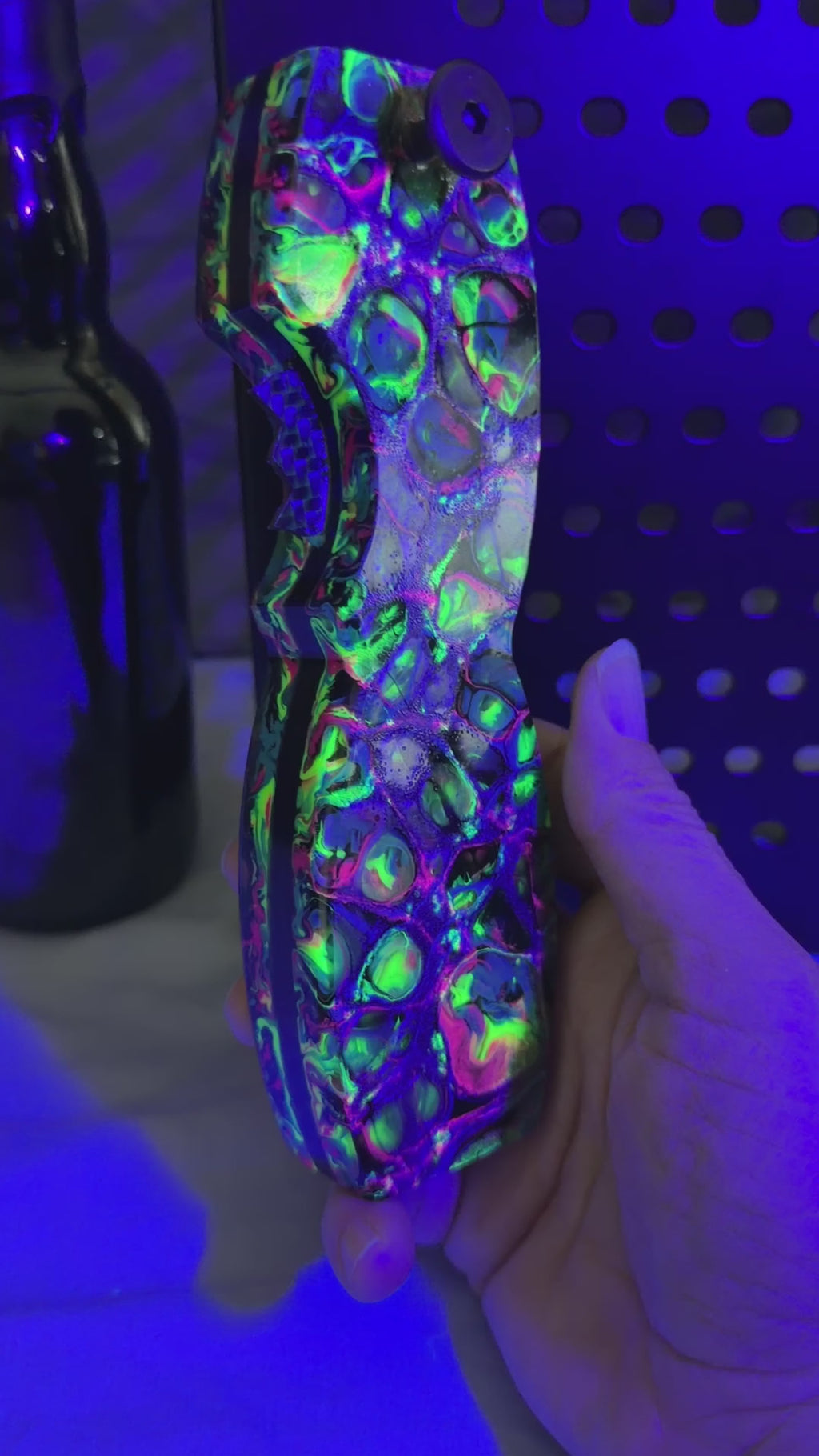 EPIC Poison Ivy UV/Glow Resin - Beer Bottle Opener w/ Wax Cutter